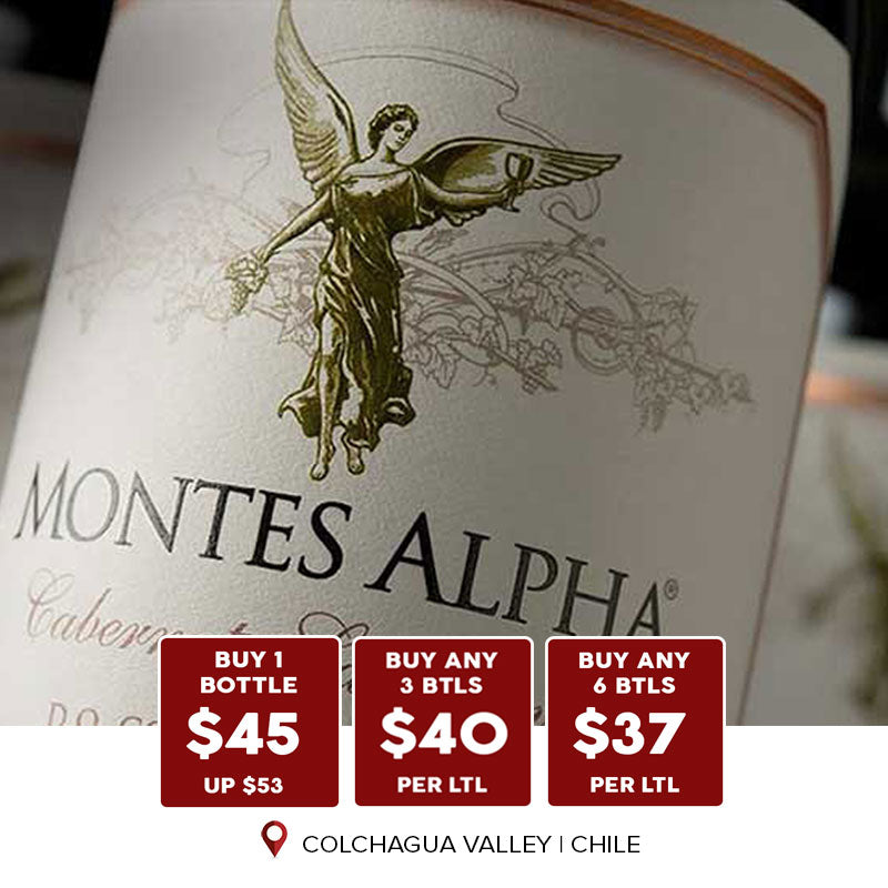 Montes Alpha wine promotion at Wines Online Singapore