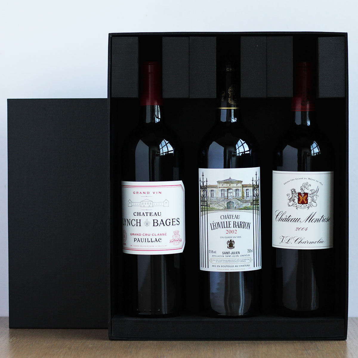 Black Wine Gift box (carry up to 3 bottles)