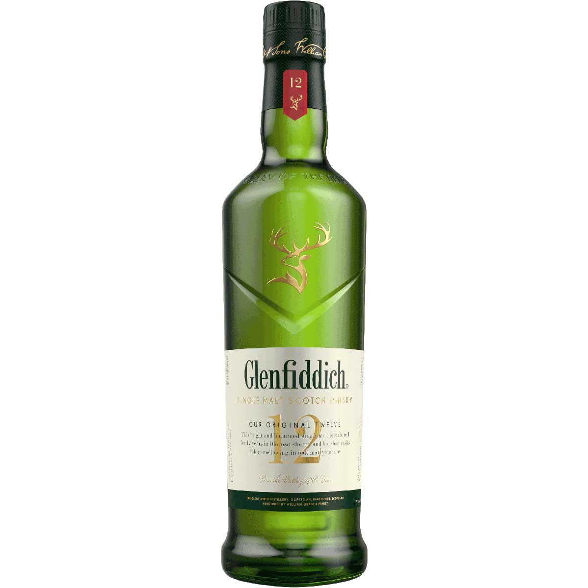Glenfiddich 12 Year Old Single Malt Scotch Whisky