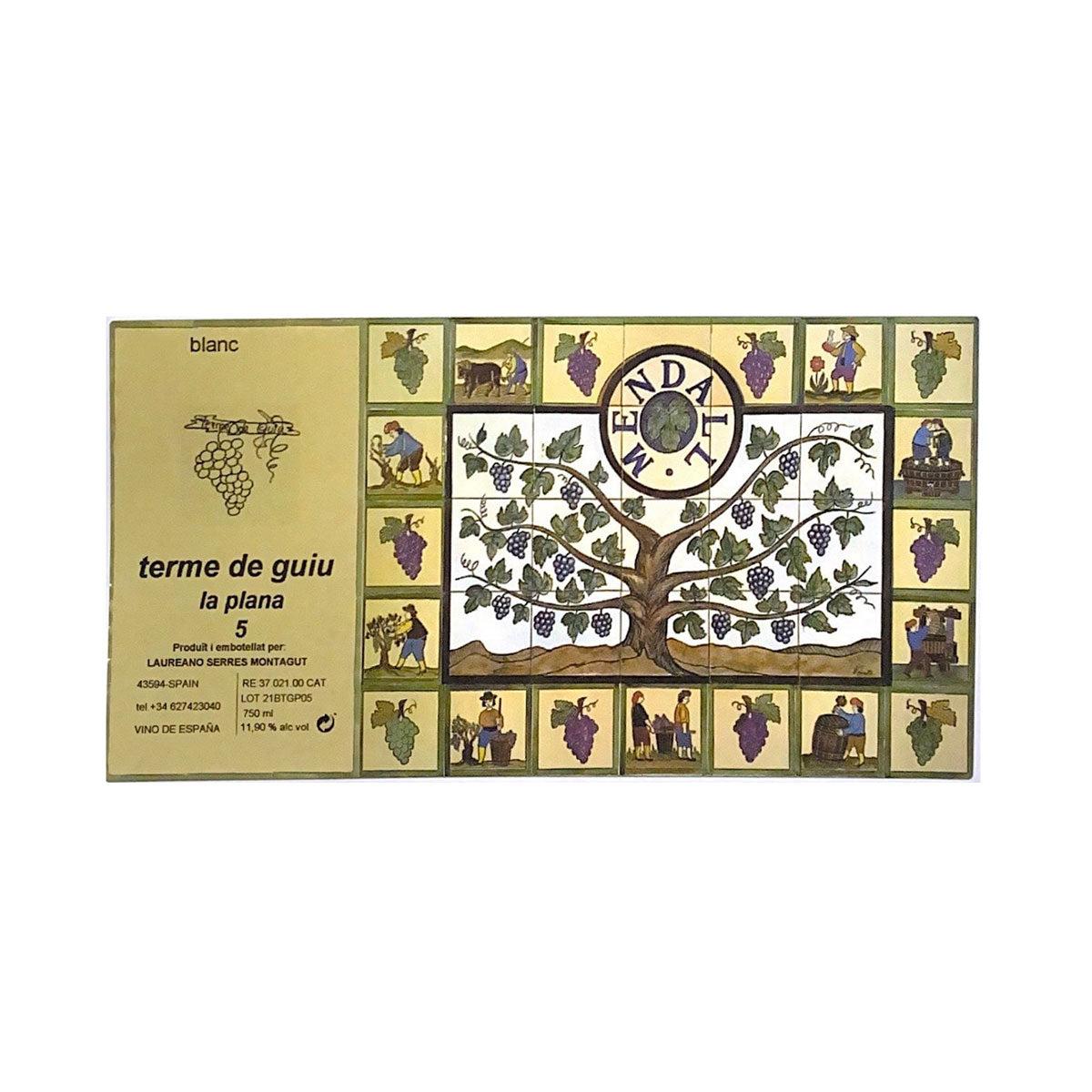 Mendall Terme de Guiu La Plana 5 Blanc 2021