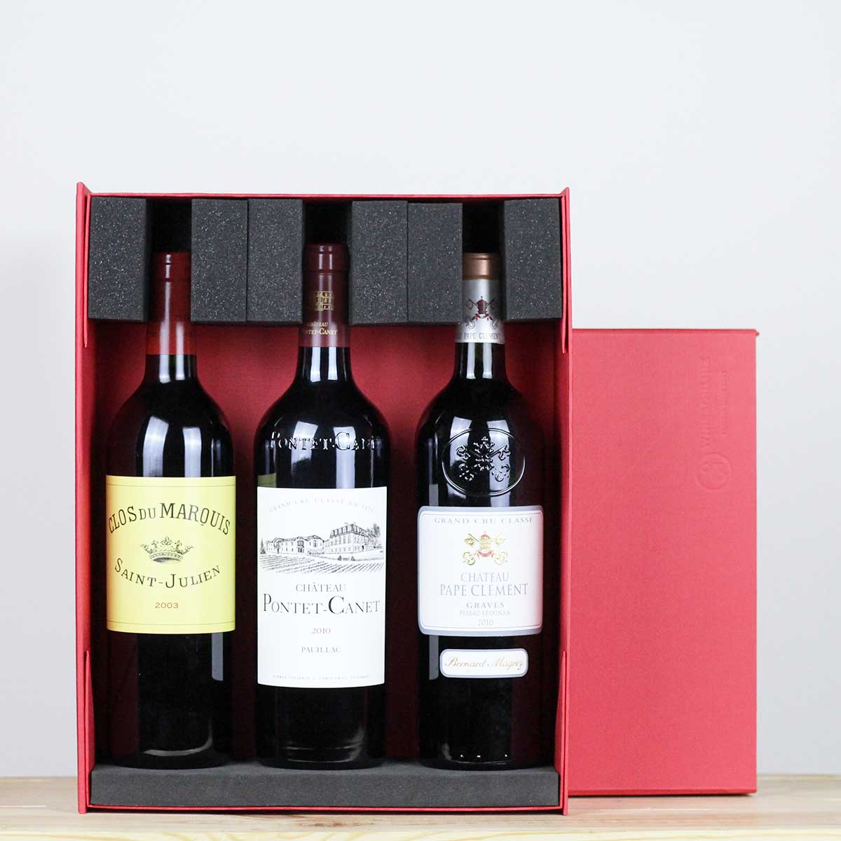 Red Wine Gift box (carry up to 3 bottles)