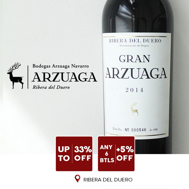 Arzuaga wine promotion on Wines Online Singapore