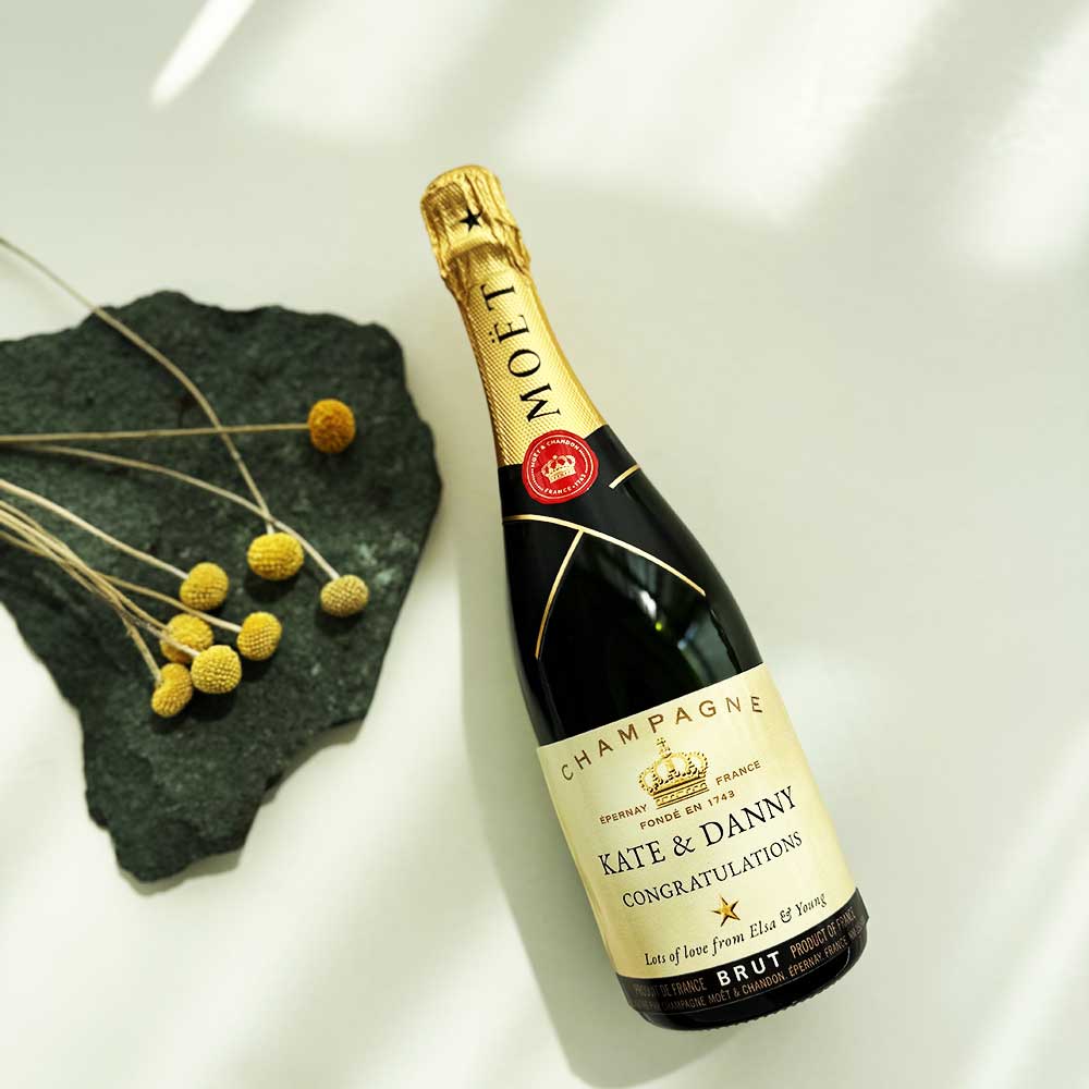 Buy Champagne Delight customised label gift at Wines Online Singapore
