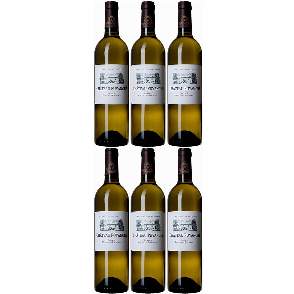 Chateau Puyanche Francs Cotes de Bordeaux Blanc 2023 (Pay 5 Get 6 Bundle)