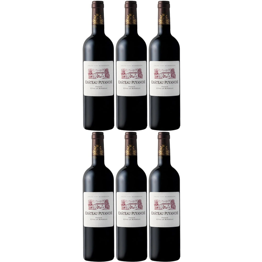Chateau Puyanche Francs Cotes de Bordeaux Rouge 2019 (Pay 5 Get 6 Bundle)