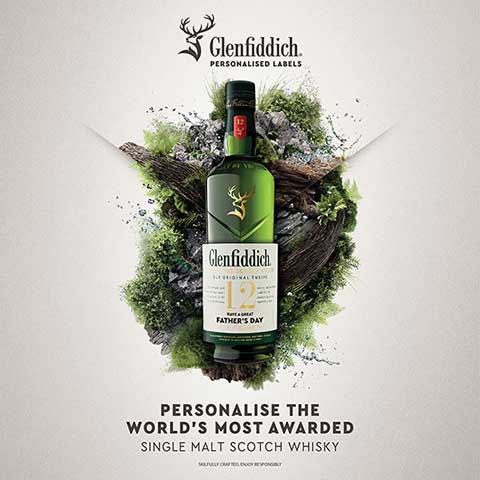 Customise Glenfiddich gift labels for a personalised gifting experience at Wines Online Singapore