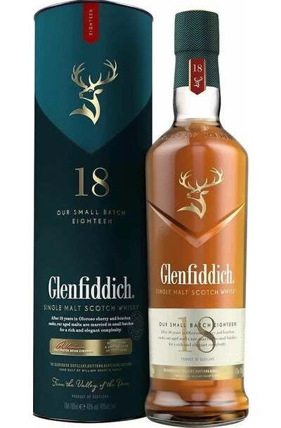 Glenfiddich 18 Year Old Single Malt Scotch Whisky