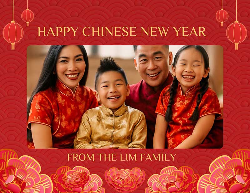 Joyous Greetings Custom Label Gift