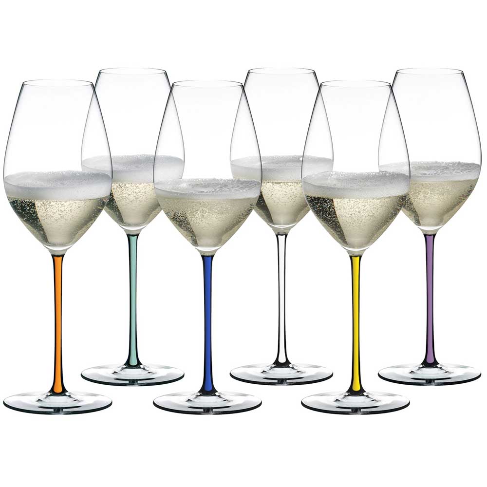 Riedel Fatto A Mano Gift Set Champagne Wine Glass (Set Of 6) (7900/28-24)