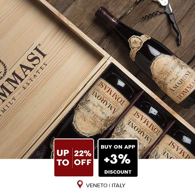 Tommasi wine promotion on Wines Online Singapore