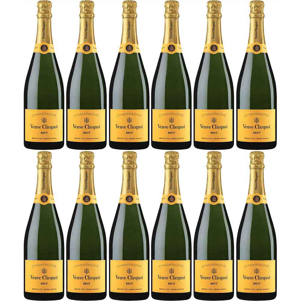 Veuve Clicquot Ponsardin Brut Yellow Label NV (12 bottles)