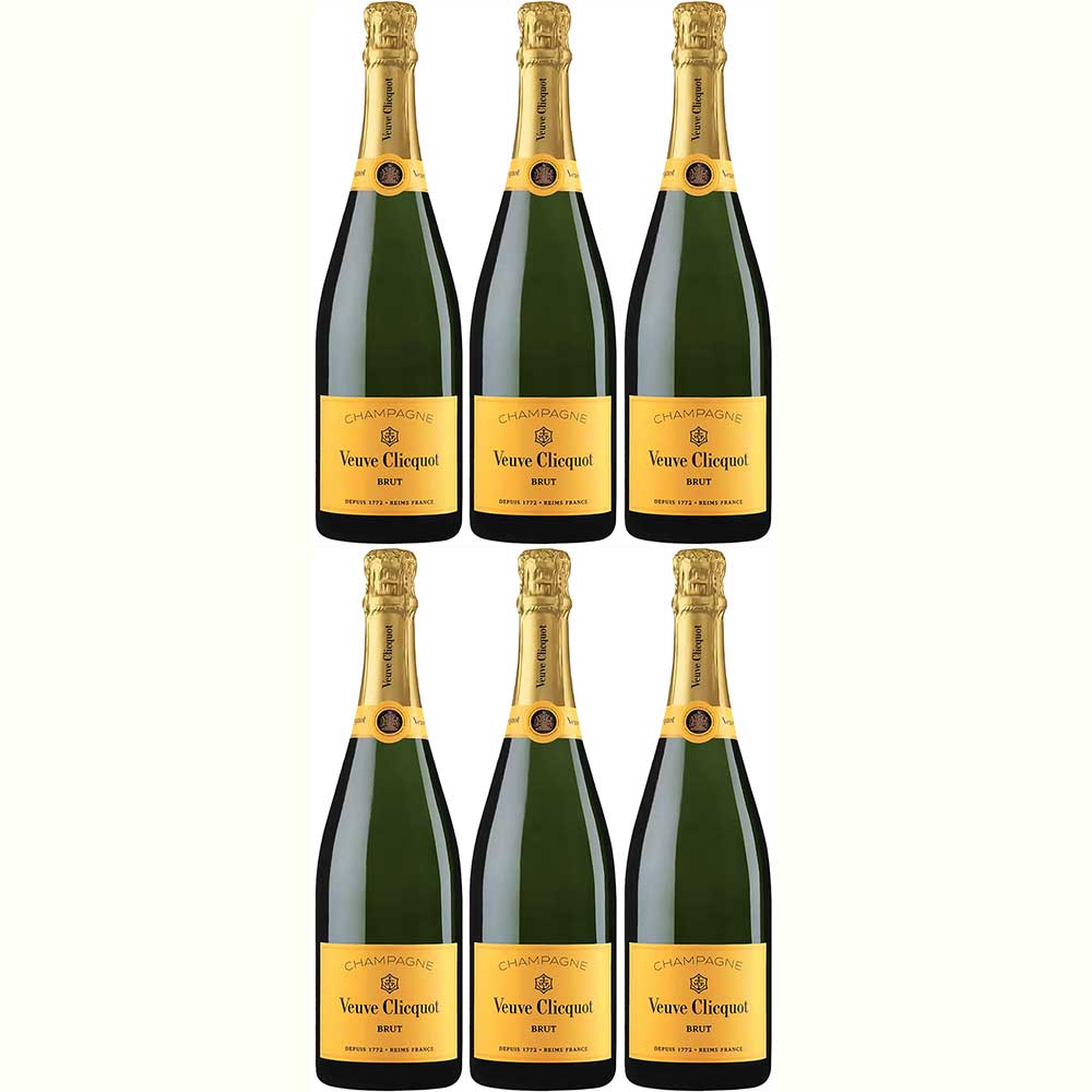 Buy Veuve Clicquot Ponsardin Brut Yellow Label Champagne (6
