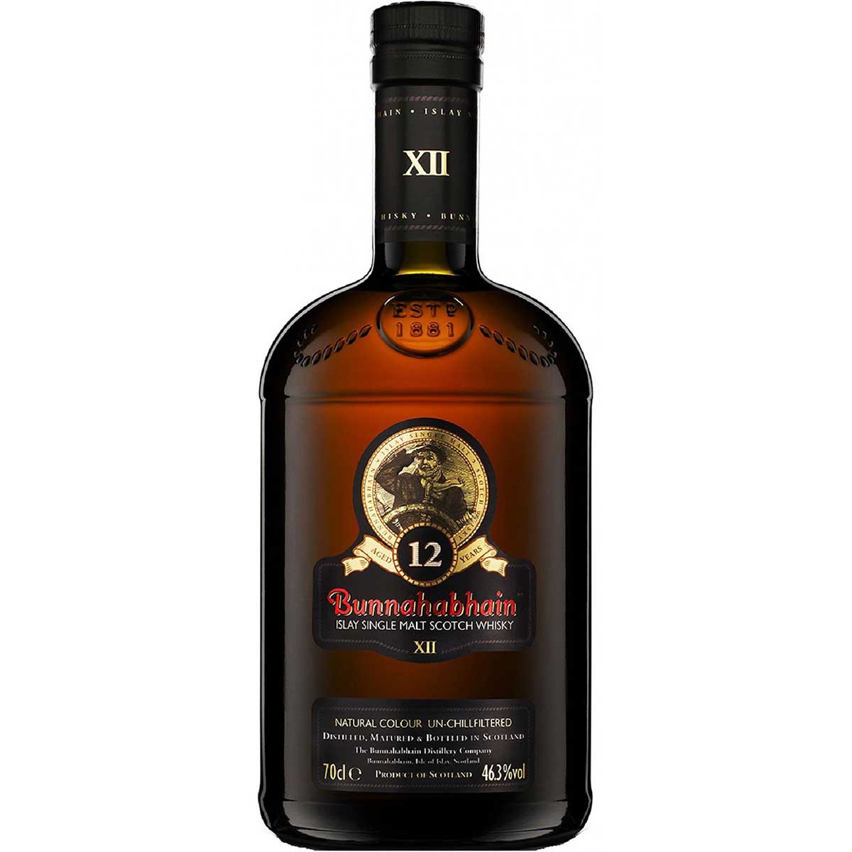 Bunnahabain 12 Year Old Single Malt Scotch Whisky