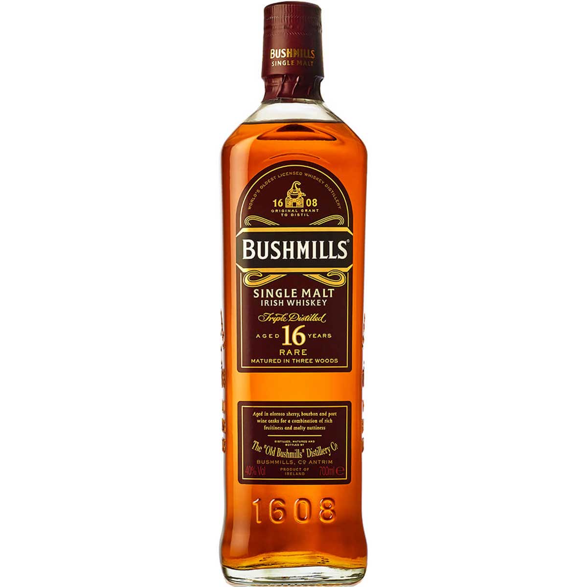 Bushmills 16 Year Old Single Malt Irish Whiskey