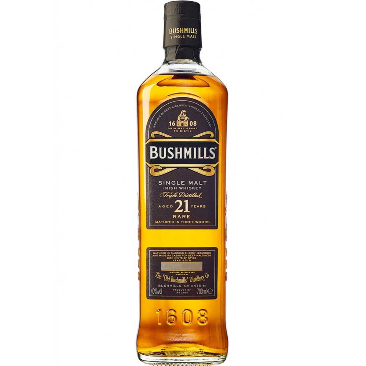 Bushmills 21 Year Old Single Malt Irish Whiskey