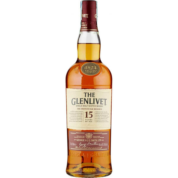 Buy Glenlivet 15 Year Old Single Malt Scotch Whisky Wines Online
