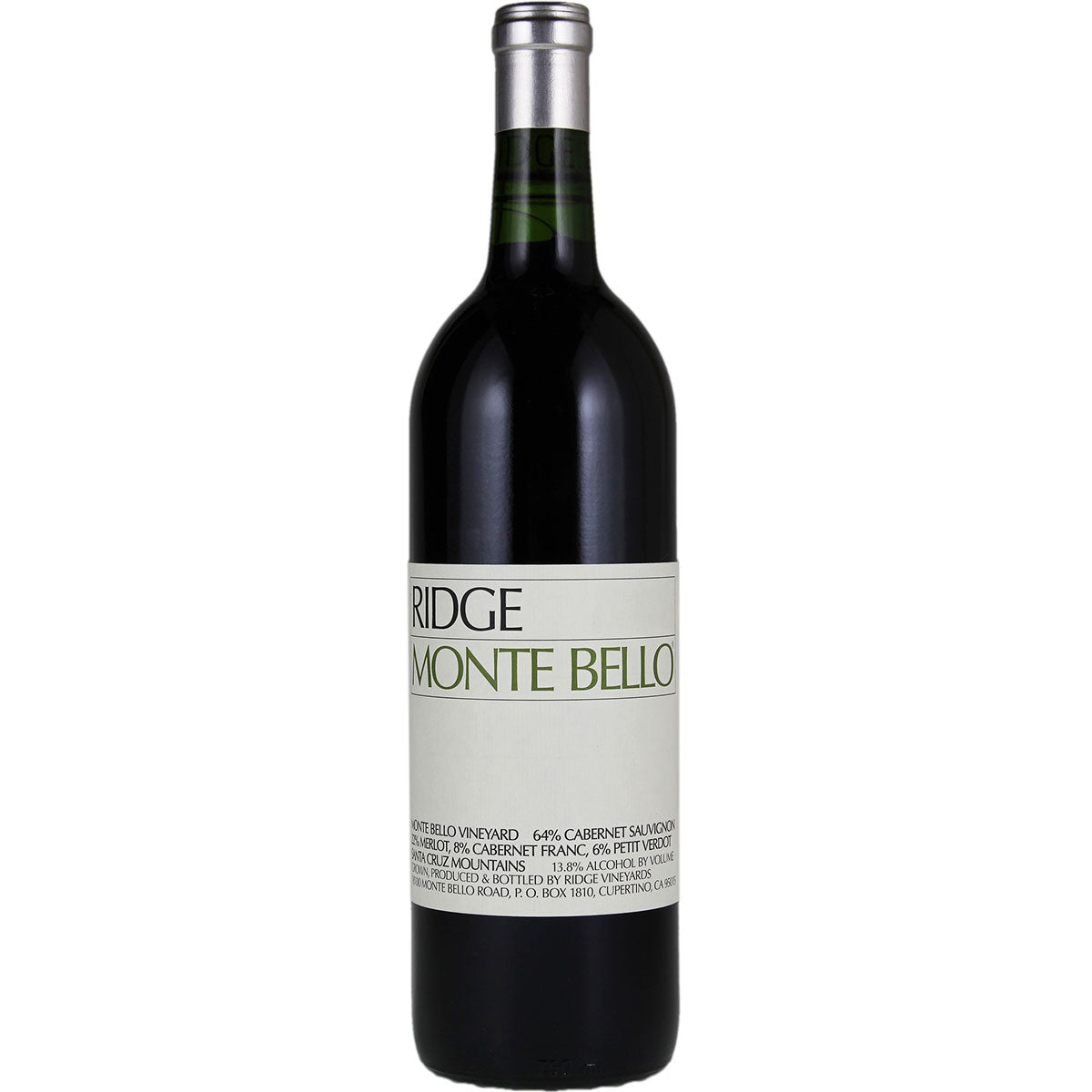 Ridge Vineyards Monte Bello 2018