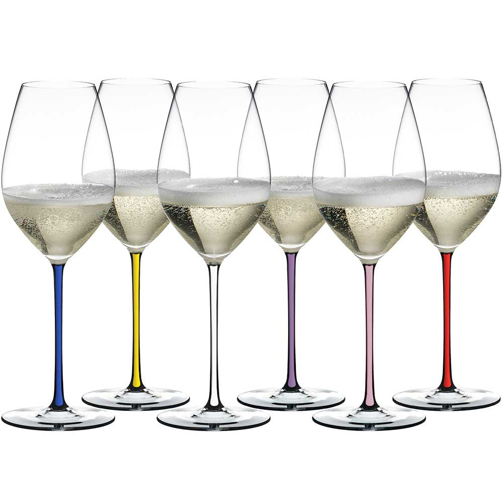 Riedel Fatto A Mano Gift Set Champagne Wine Glass (Set Of 6) (7900/28V)