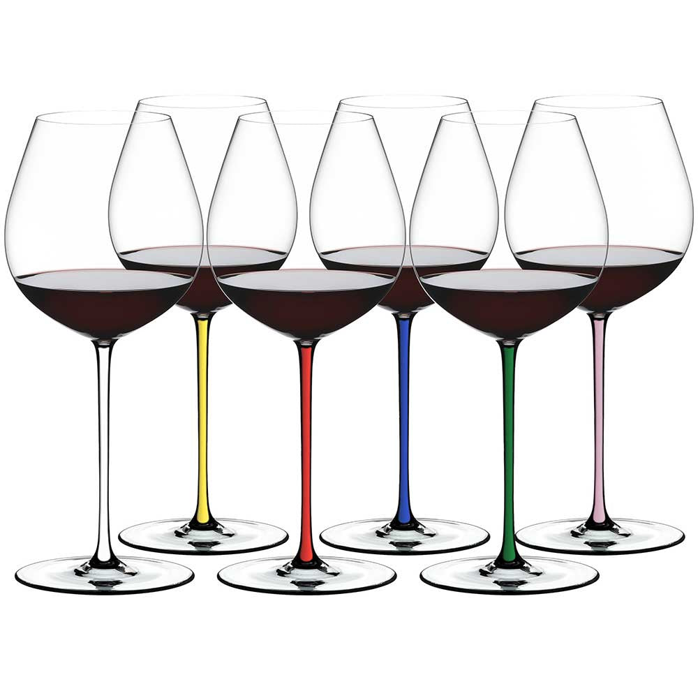 Riedel Fatto A Mano Gift Set Old World Pinot Noir (Set Of 6) (7900/07V)