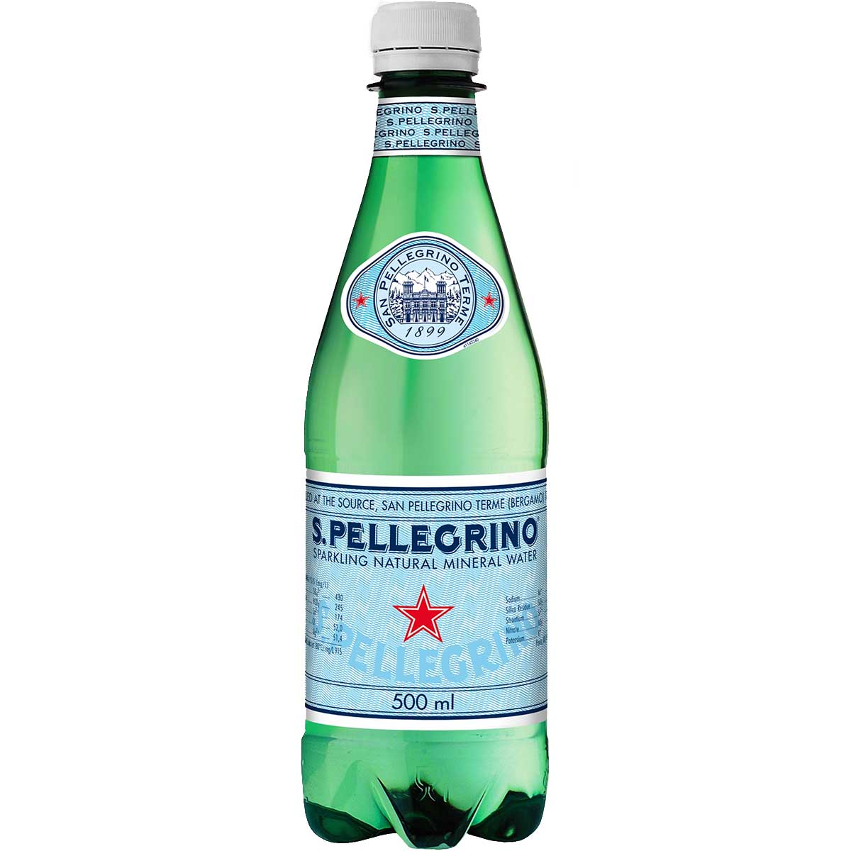 San Pellegrino Sparkling Natural Mineral Water (24 x 50cl)