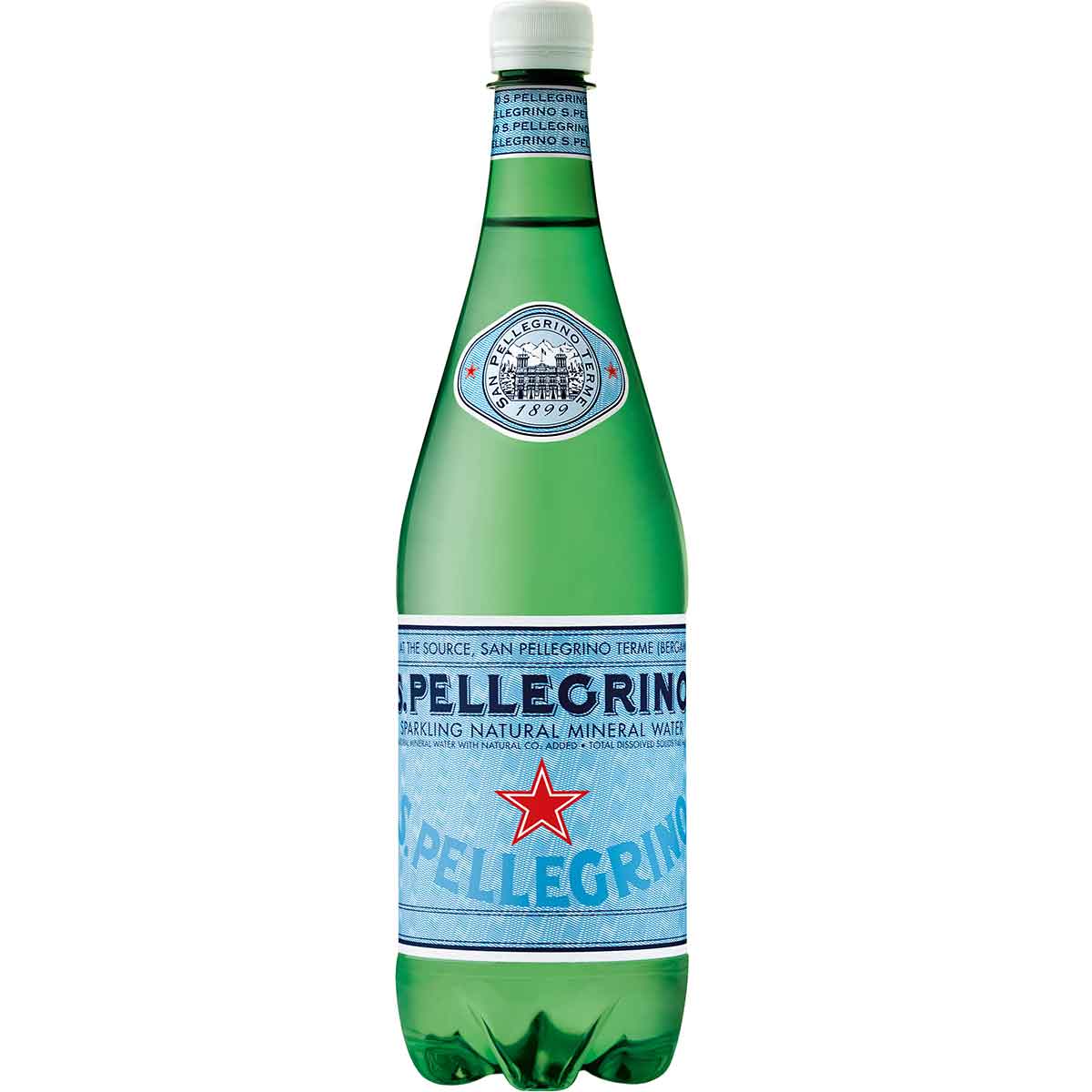 San Pellegrino Sparkling Natural Mineral Water (12 x 1L)